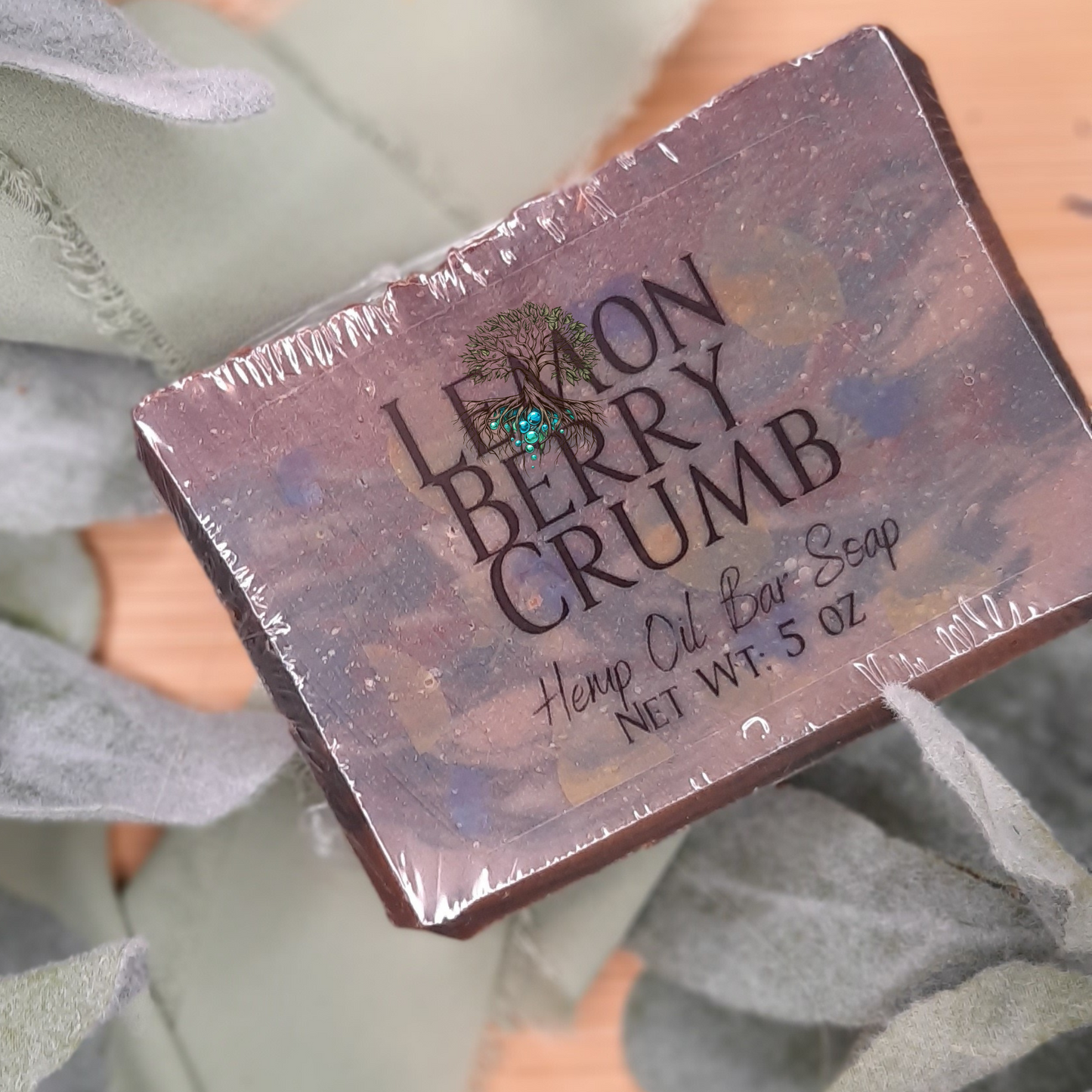 Lemon Berry Crumb Hemp Soap Bar