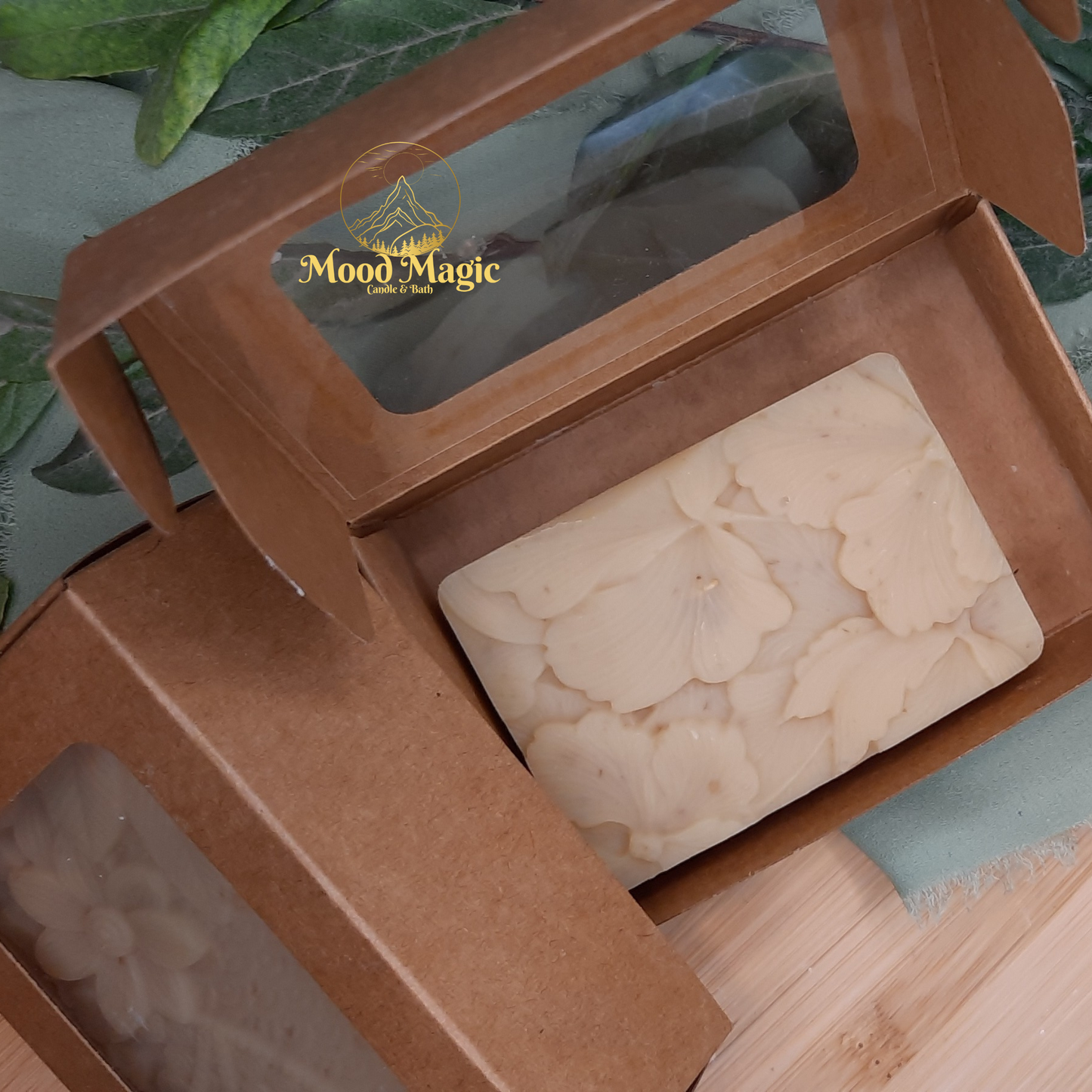 fragrance free honey & oat goats milk hemp oil soap bar with beeswax